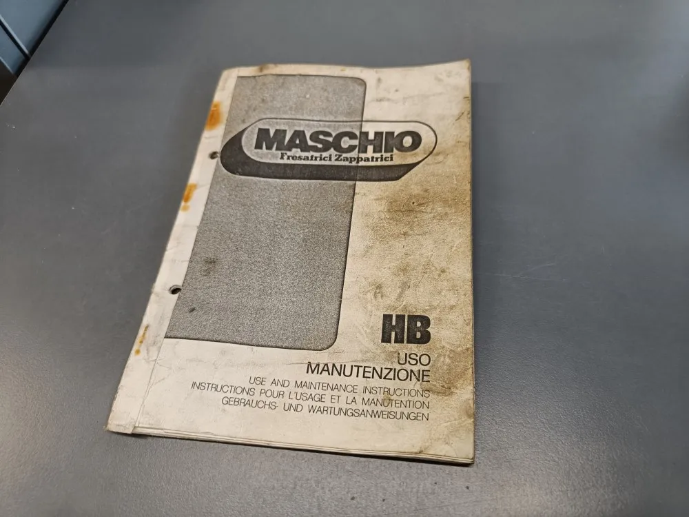 Maschio HB jyrsin / Ohje/ varaosakirja