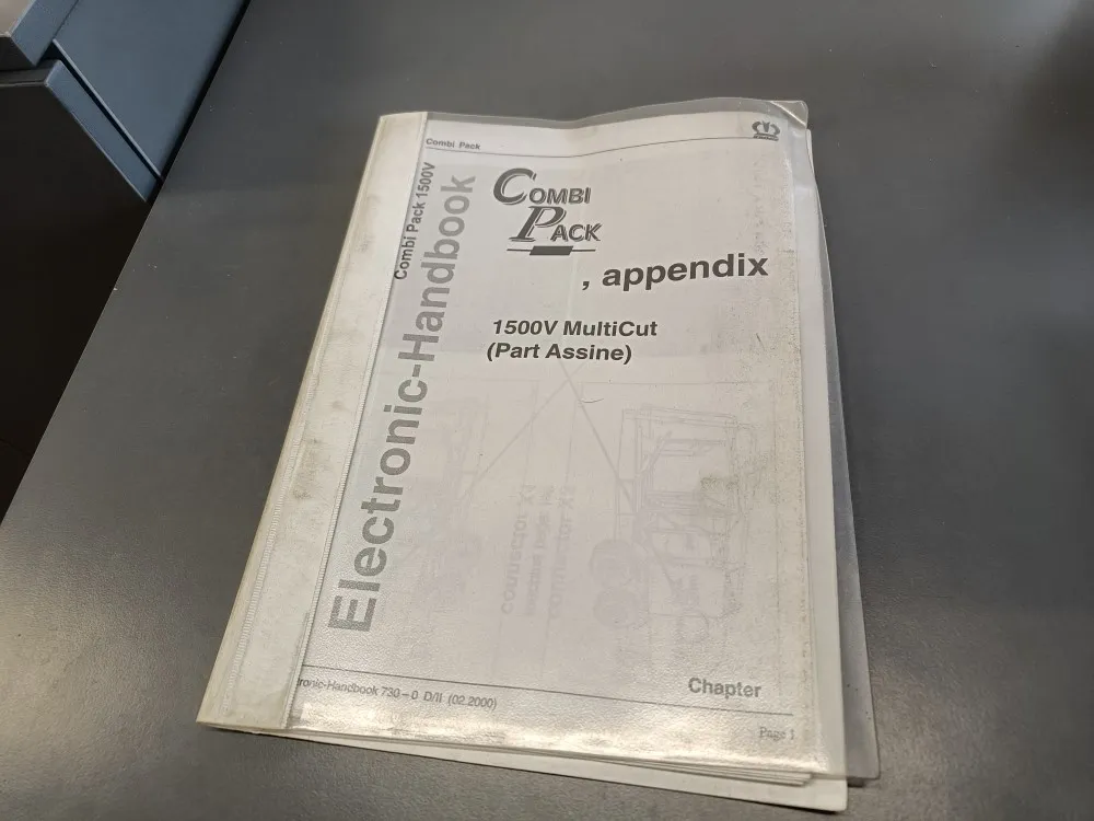 Krone 1500V MultiCut / Käsikirja, englanninkielinen