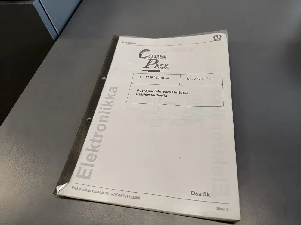 Krone pyöröpaalain / käärintälaitteella elektroniikka- kirja