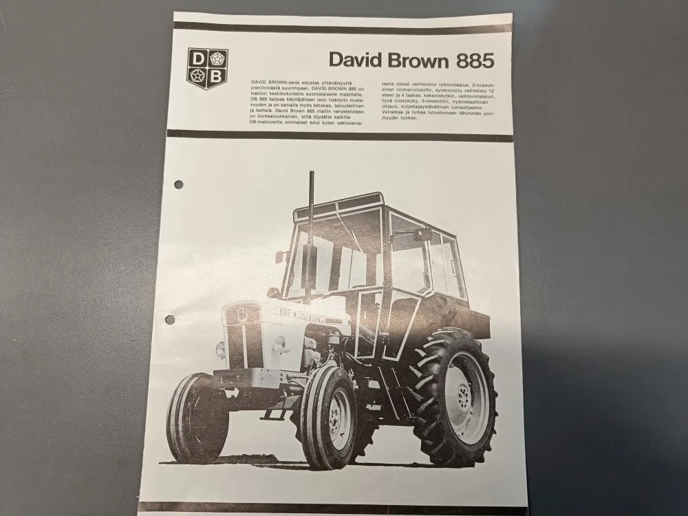 David Brown 885 esite /