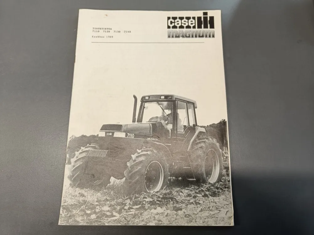 Case Magnum 7110, 7120, 7130 ja 7140 / Tuotetietoja 1989
