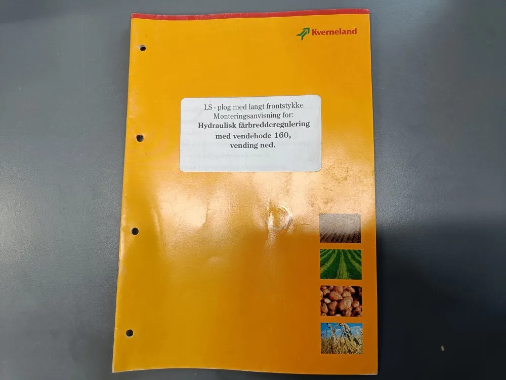 Kverneland LS kääntöauran / Asennusohjeet, norjankieliset