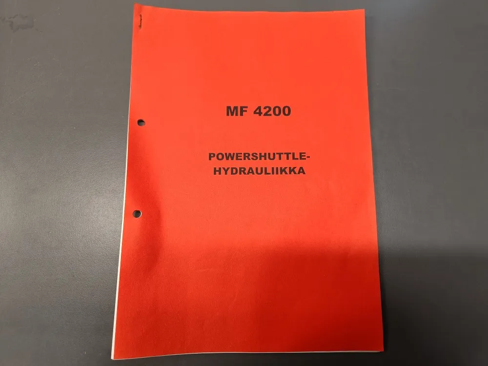 MF 4200 Powershuttle hydrauliikka / Esittely