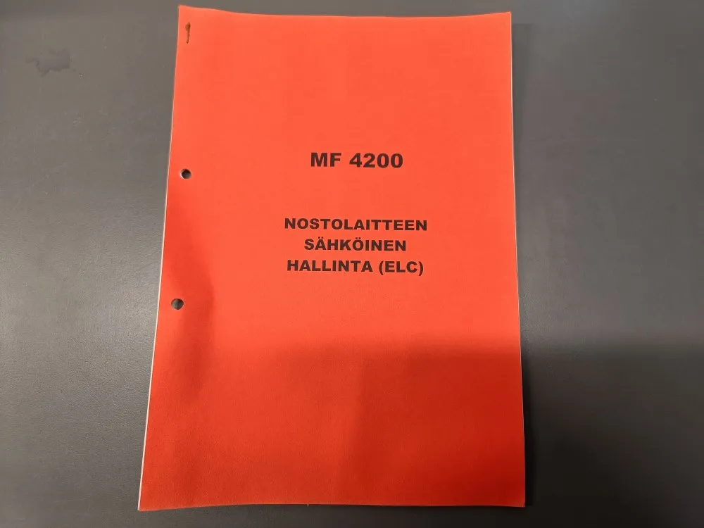 MF 4200 nostolaitteen sähköinen hallinta ELC / Esittely