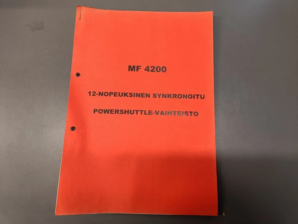 MF 4200 12-nopeuksinen synkronoitu / Powershuttle-vaihteisto, esittely