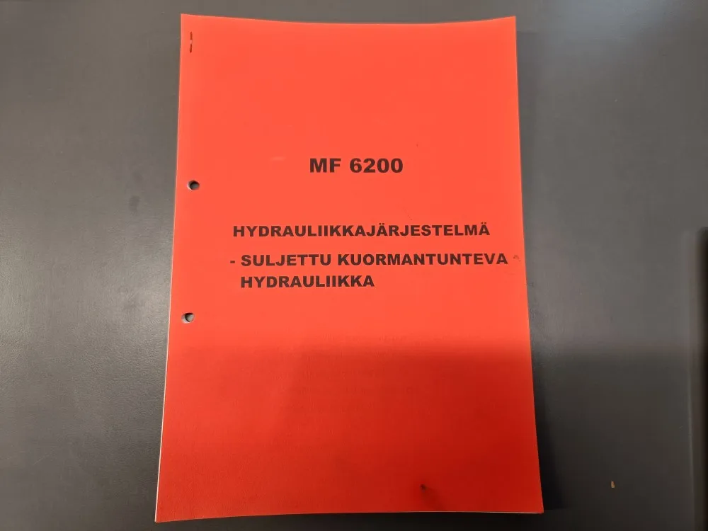 MF 6200 hydrauliikkajärjestelmä suljettu / kuormantunteva hydrauliikka, esite