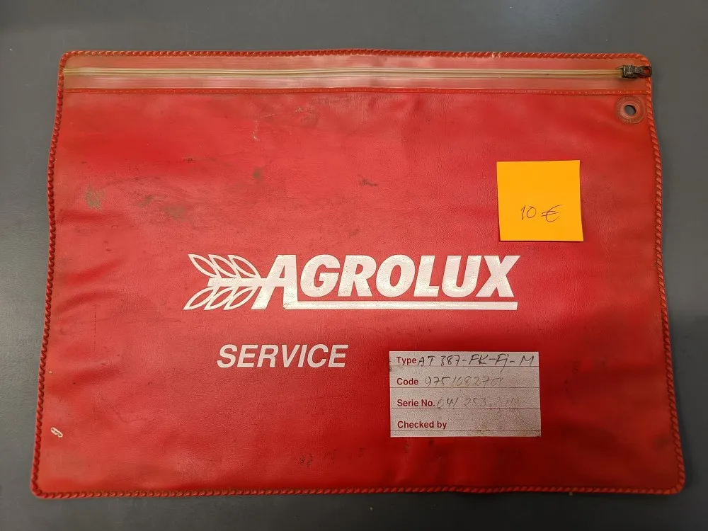 Agrolux service tyhjä muovitasku /
