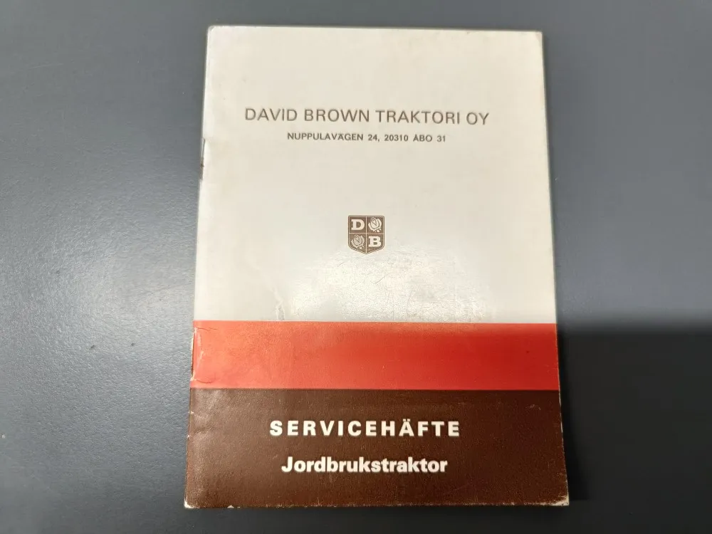 David Brown traktori oy / Huoltovihko