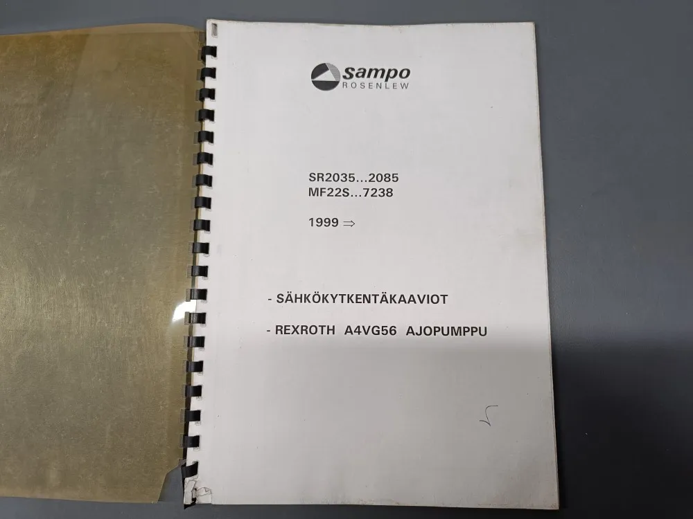 Sampo Rosenlew puimureiden 1999 / Sähkökytkentäkaavio ja ajopumppu