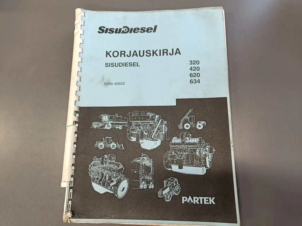SisuDiesel 320, 420, 620 ja 634 / Korjauskirja 8366 40633