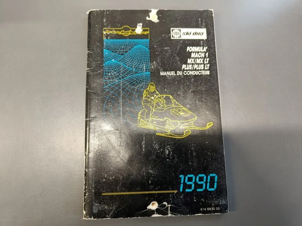 Ski-doo 1990 / Moottorikelkka käyttöohjekirja
