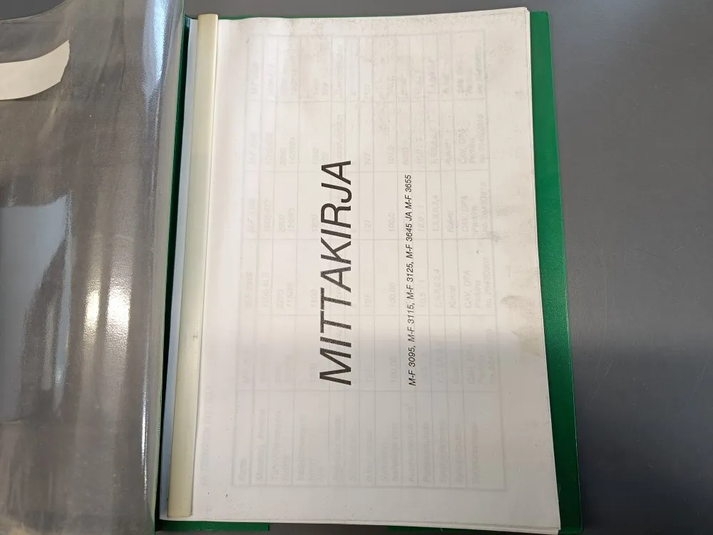 MF mittakirja useita malleja /