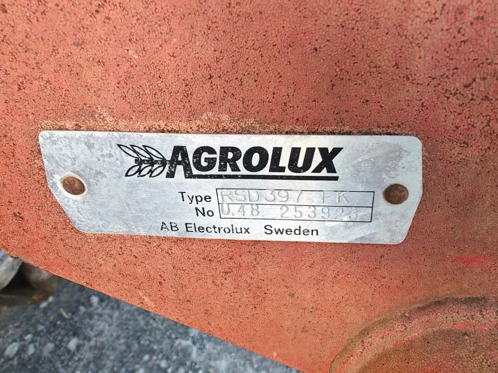 Agrolux RSD397FK kääntöaura 3-siipinen / kuorimet ja kiekkoleikkurit, katso video!