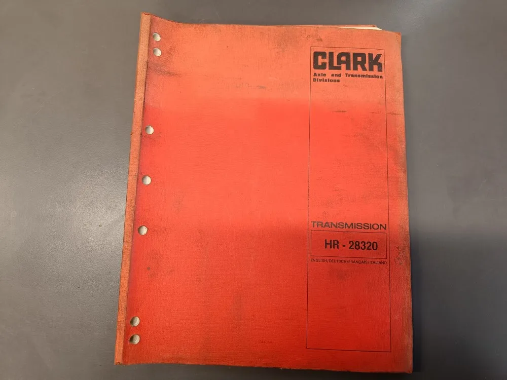 Clark vaihteisto / Huolto ja korjaamo -kirja