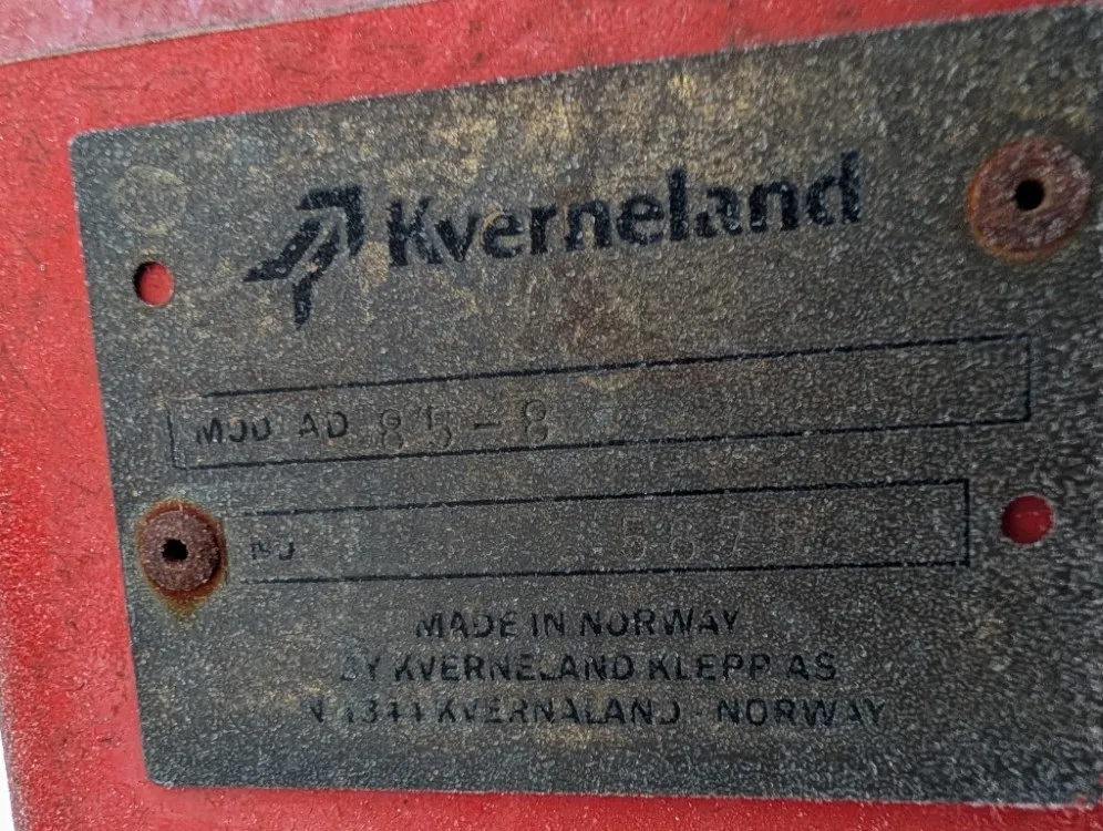 Kverneland AD85 Variomat 4-siipinen / Hydraulinen viilunsäätö, katso video!