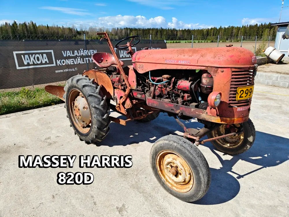 Massey Harris 820D / Harvinainen 2-sylinterinen diesel