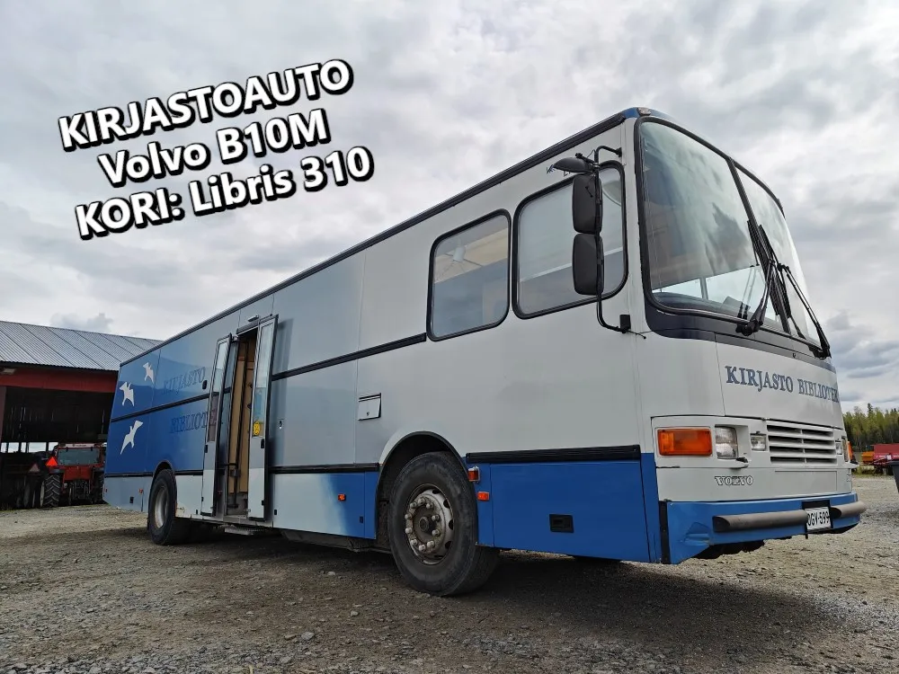 Volvo B10M kirjastoauto - Kori Libris 310 / Hyvät varusteet - Katsastettu 1/25 - VIDEO