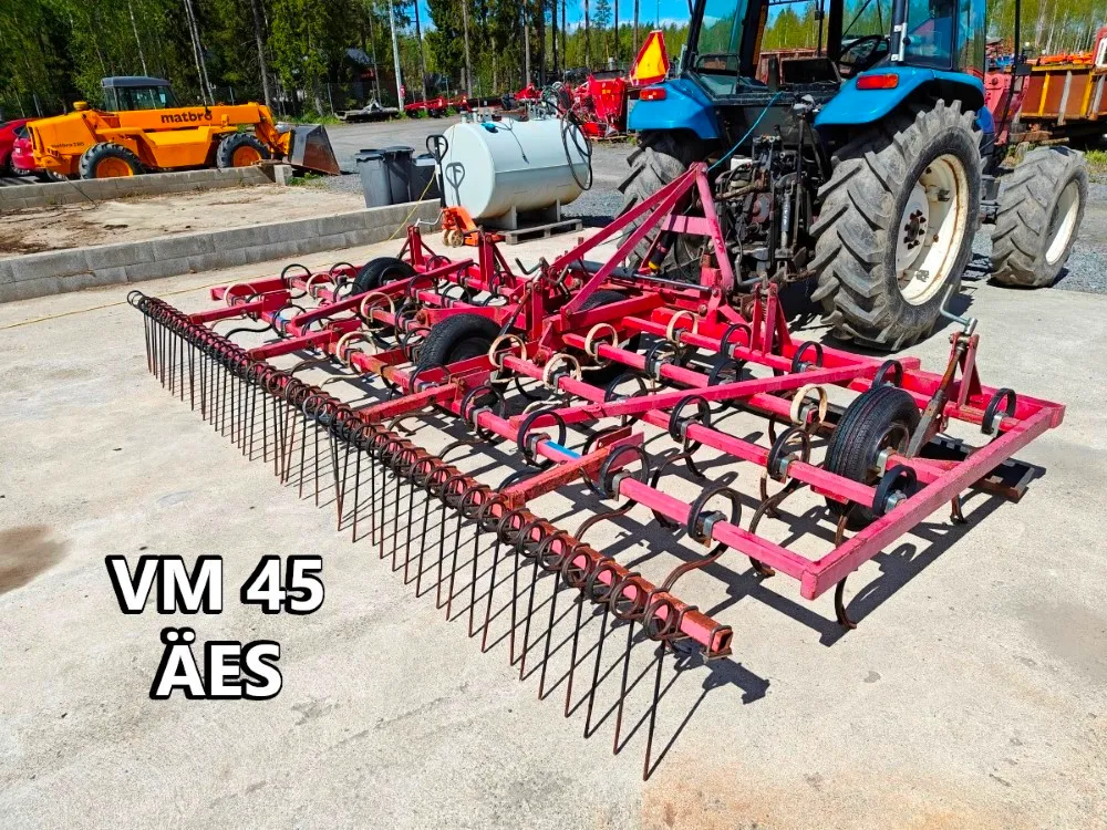 Äes VM 450 cm, hydraulisesti taittuva / Etulana ja jälkihara, katso video!
