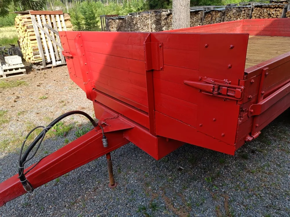 Kipa kippikärry 1-akselinen / Kantavuus 7000kg, siisti kärry