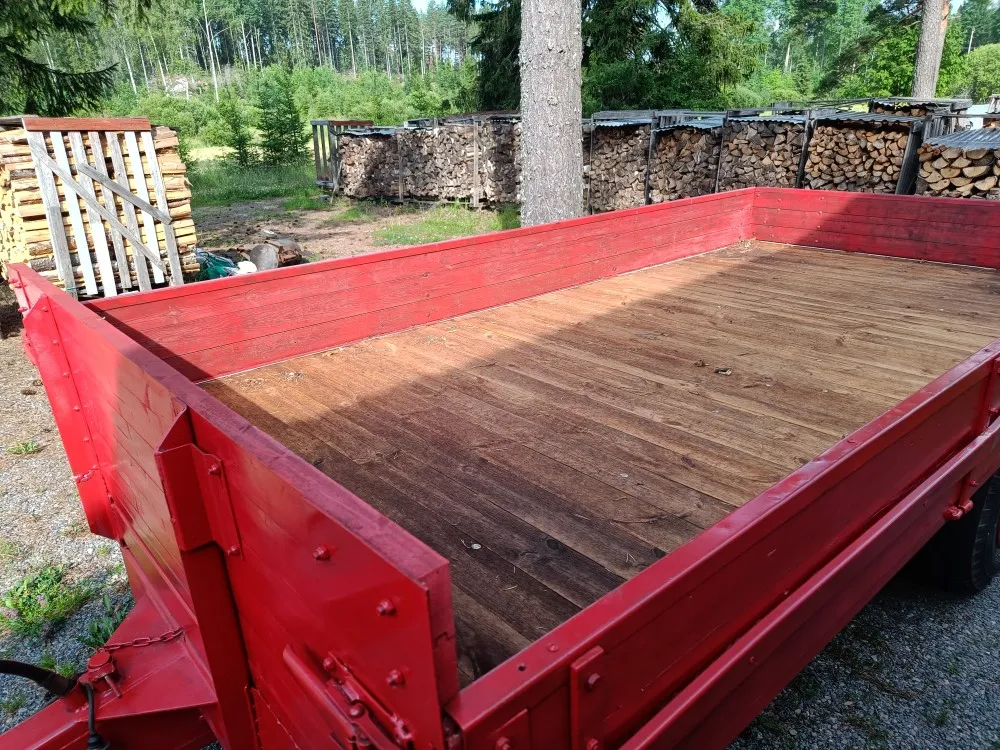 Kipa kippikärry 1-akselinen / Kantavuus 7000kg, siisti kärry