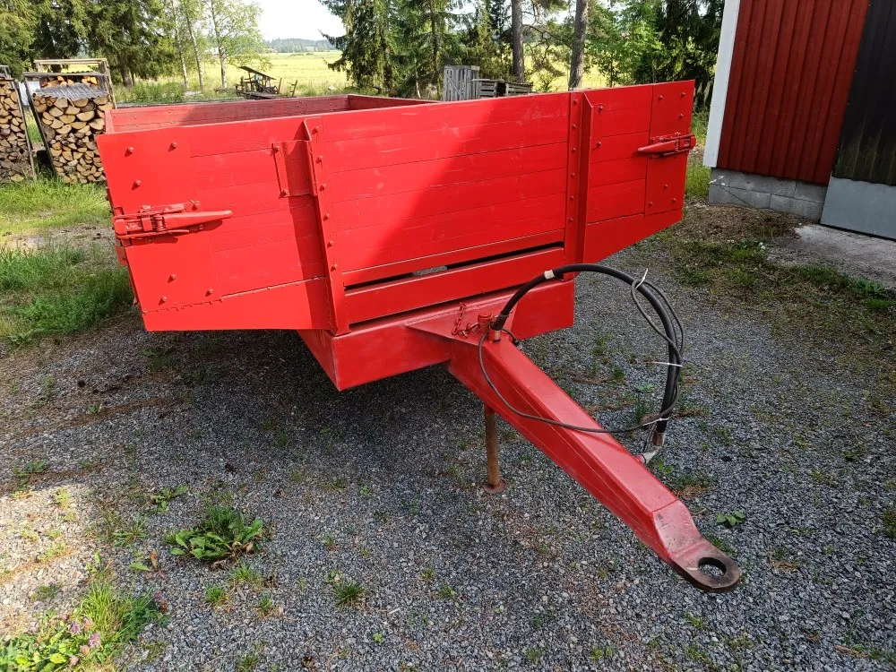Kipa kippikärry 1-akselinen / Kantavuus 7000kg, siisti kärry