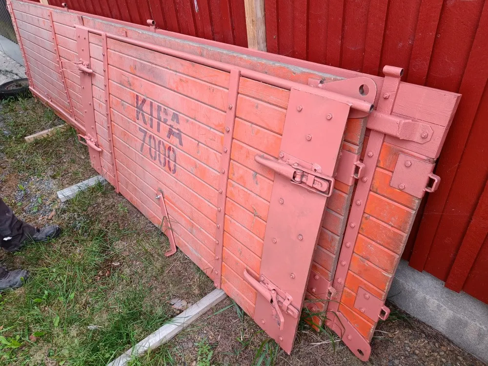Kipa kippikärry 1-akselinen / Kantavuus 7000kg, siisti kärry