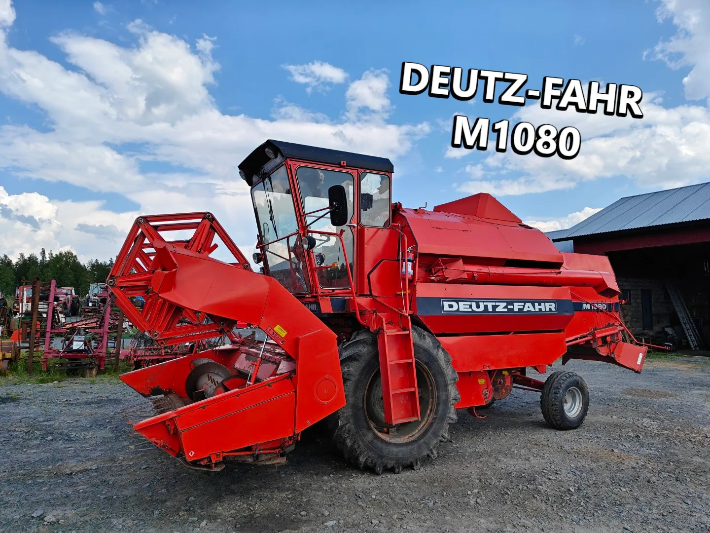 Deutz Fahr M1080 leikkuupuimuri / Hytillinen - Katso video!