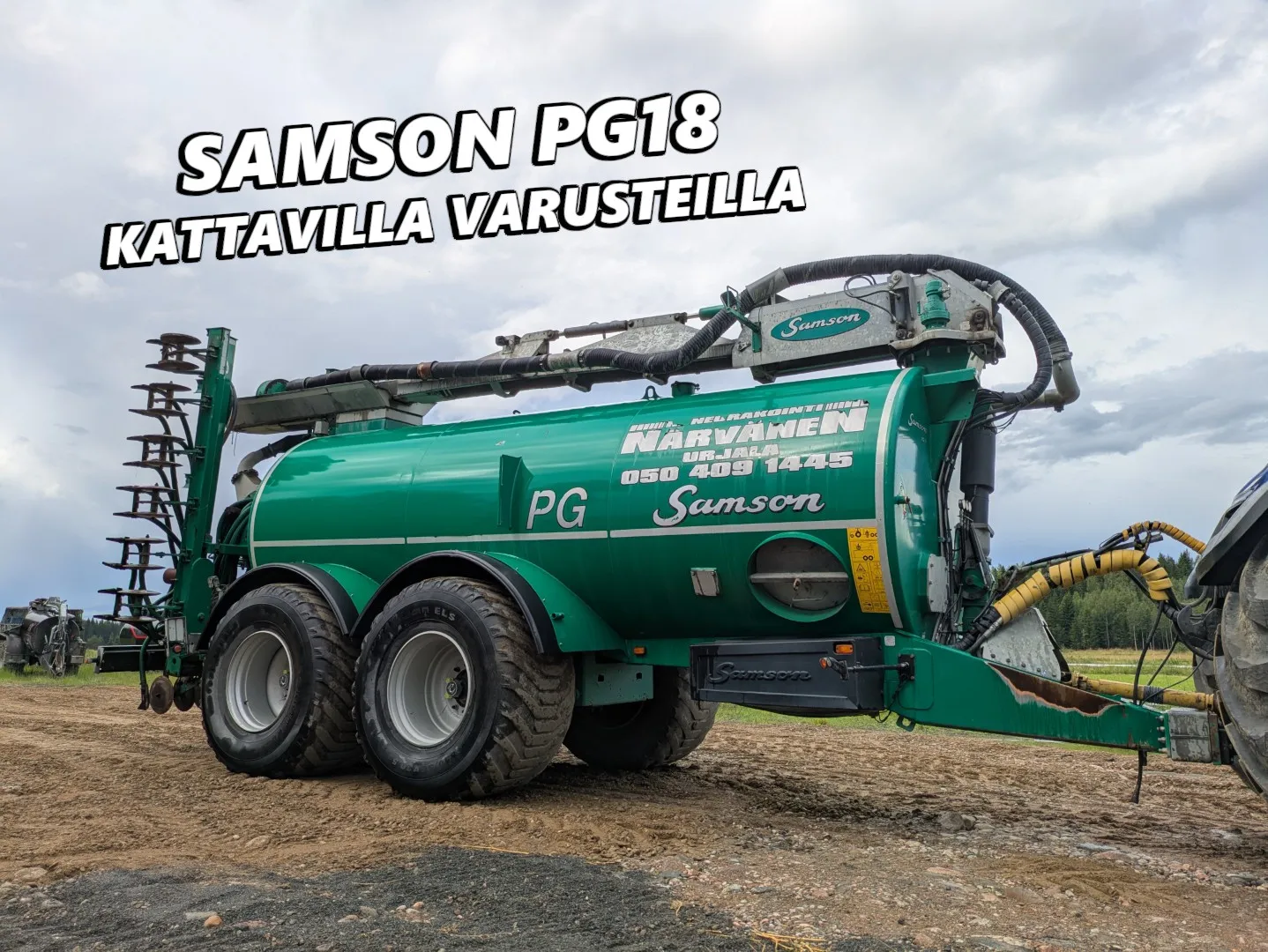 Samson PG18 lietevaunu - katso video! / Kattavat varusteet - Asiakkaan lukuun