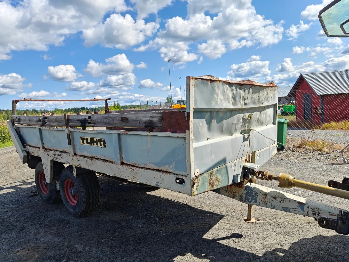 Tuhti yleisperävaunu - lantakärry / 8000kg - telikärry - video!