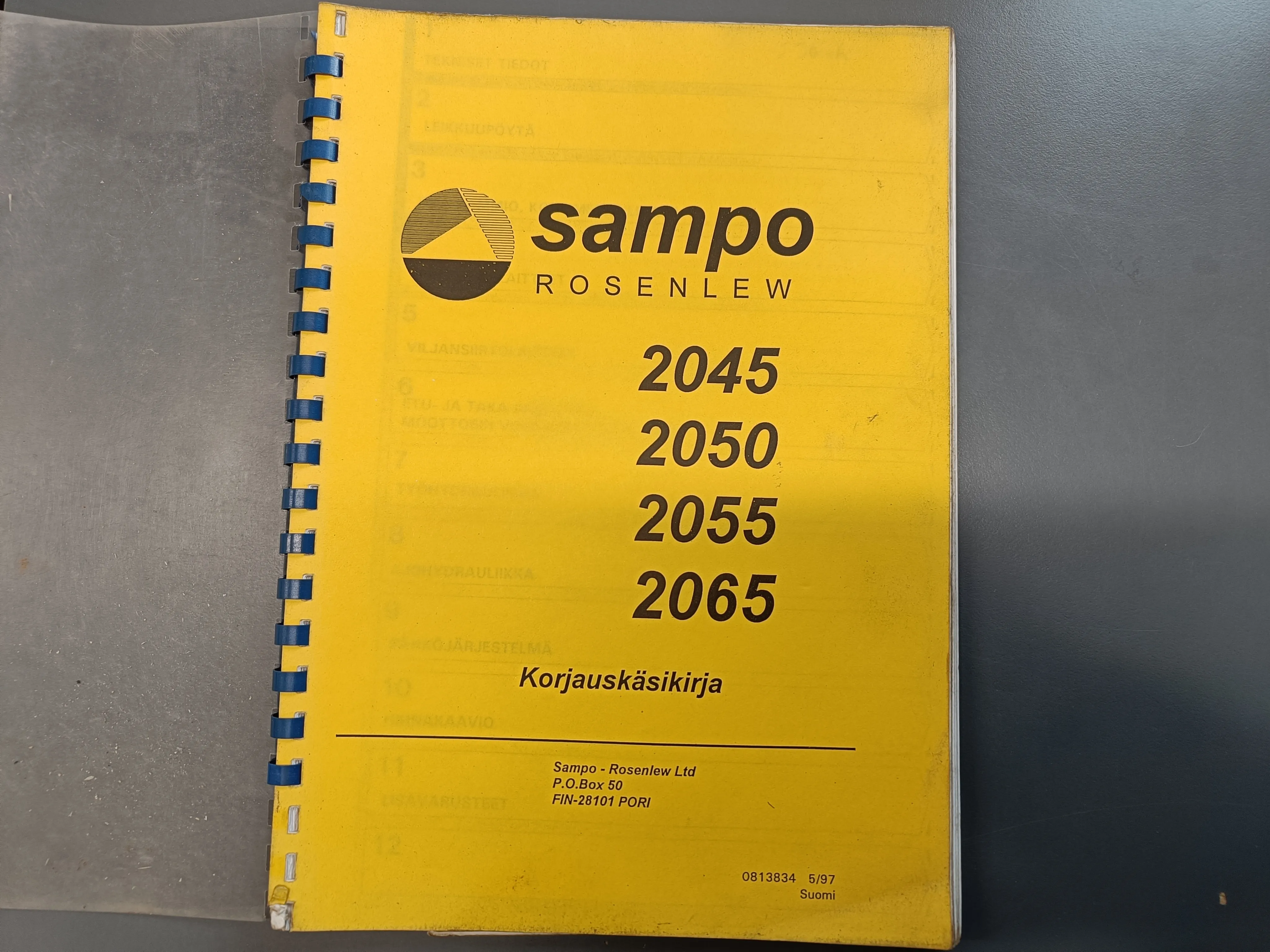 Sampo Rosenlew 2045, 2050, 2055 ja 2065 / Korjauskäsikirja