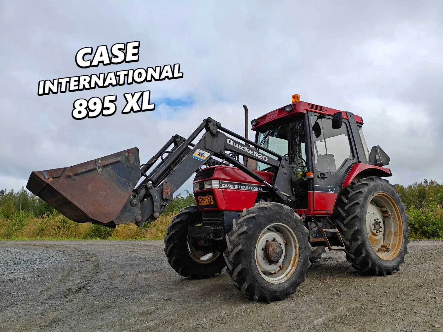 Case 895XL etukuormaajalla / Suunnanvaihtajalla, katso video!
