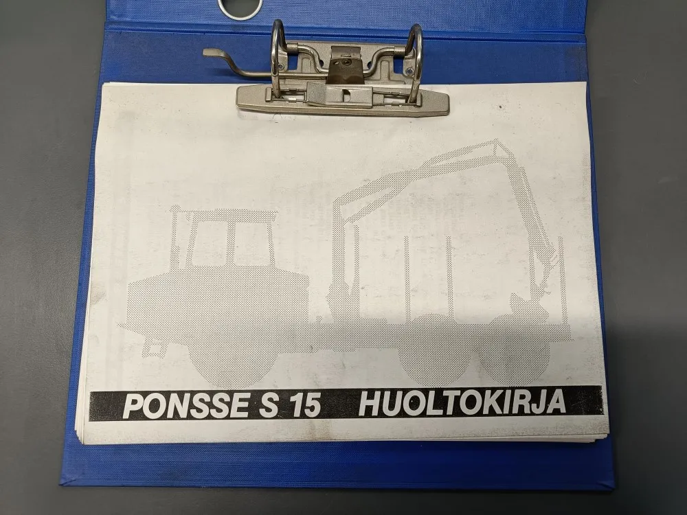 Ponsse S15 / Huoltokirja