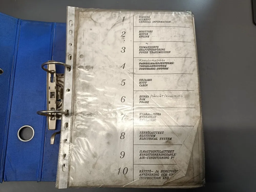 Ponsse S10 / Käyttö ja huolto