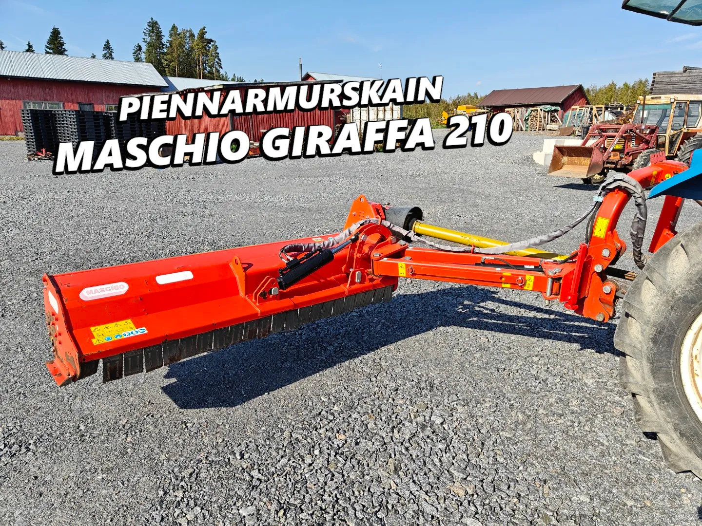 Maschio Giraffa 210 piennarmurskain / Siistikuntoinen - Katso video!