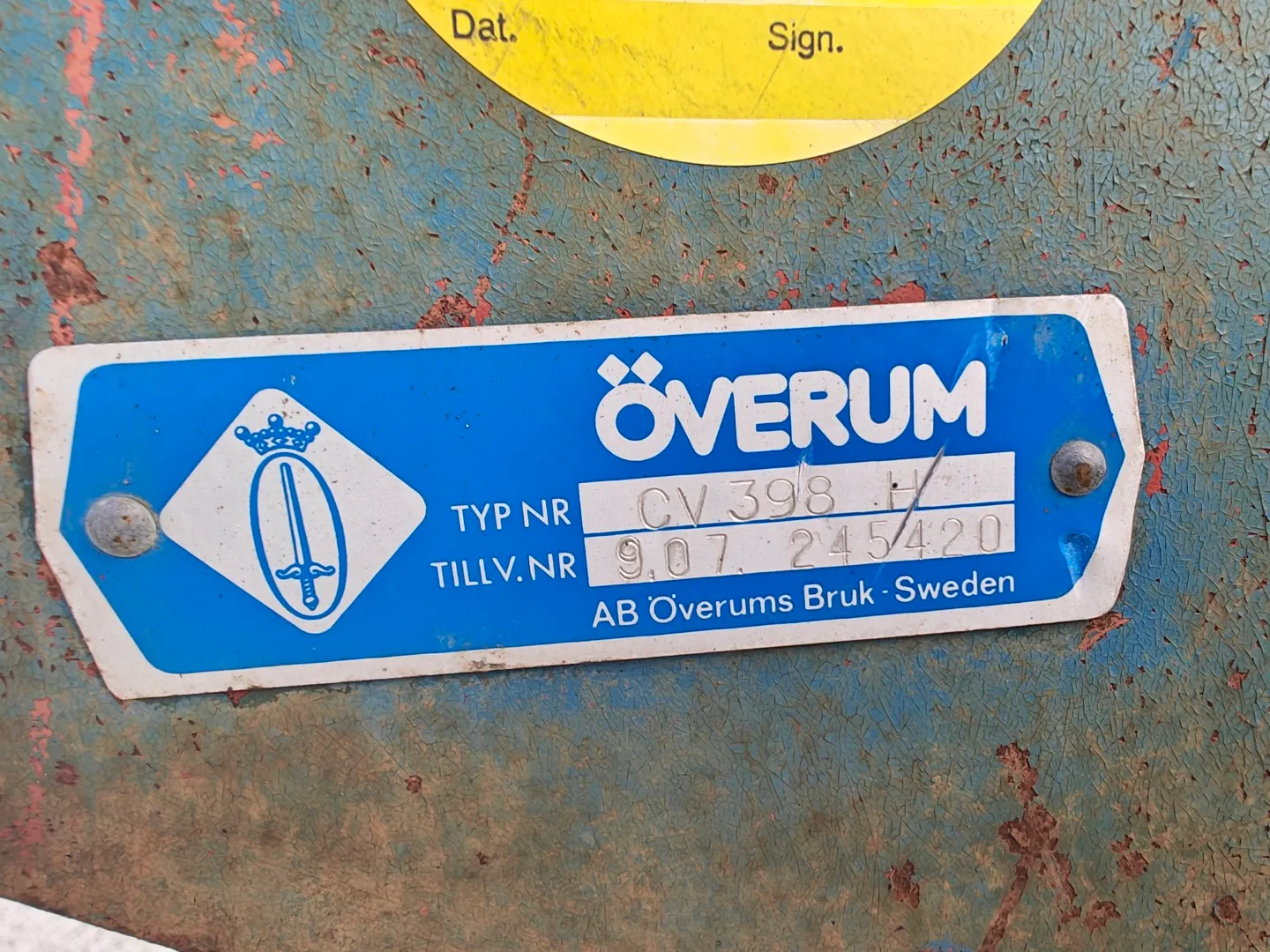 Överum CV398H 3-siipinen paluuaura / Asiallinen kääntöaura - Katso video!