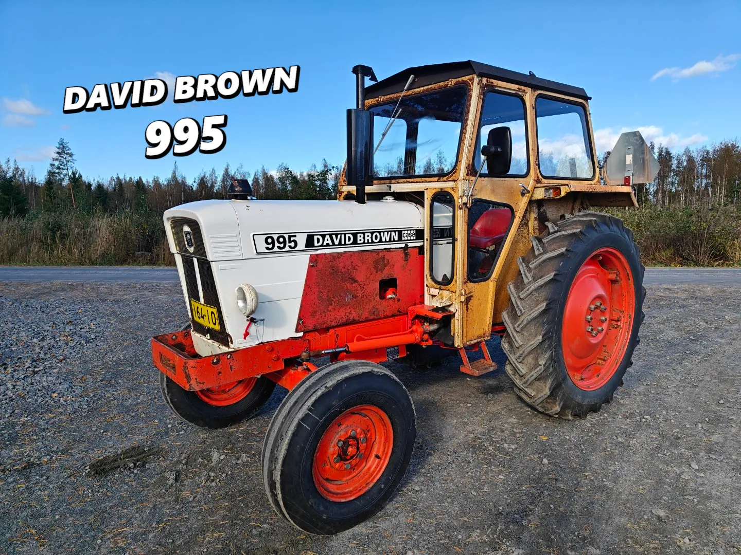 David Brown 995 traktori / 2930h - alkuperäiskuntoinen - Video!