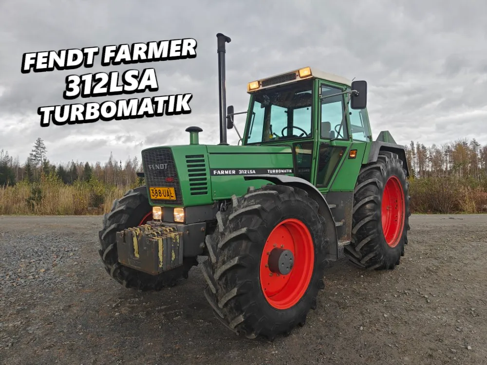 Fendt Farmer 312LSA Turbomatik / Traktori - Ajettu 4100h! - Video!