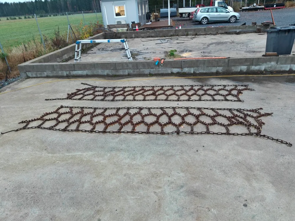 Ovako 16.9x34 piikkiketjut / Traktoriin - Vahvuus 11mm