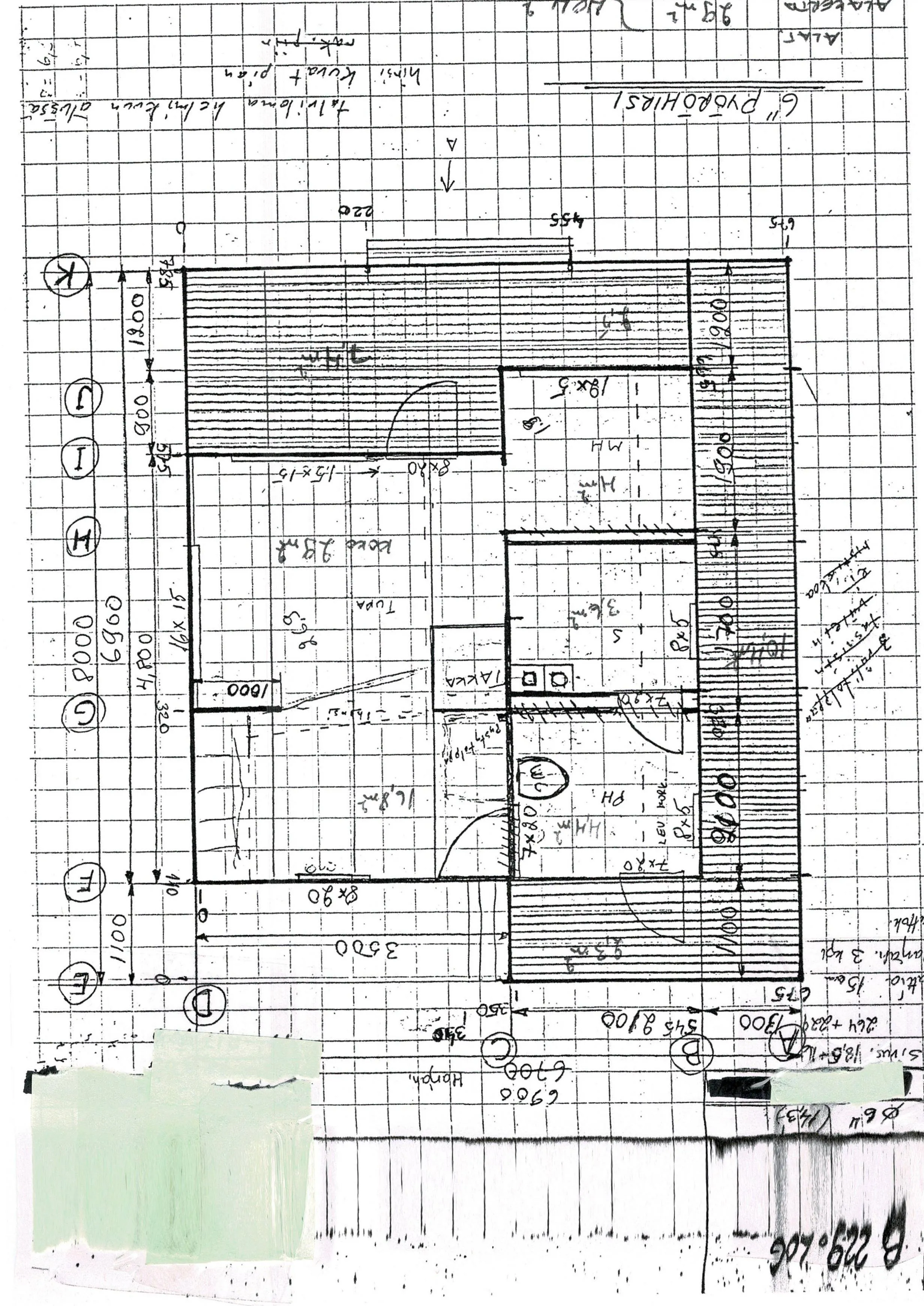 Hirsikehikko - saunamökki / Tupa, pesuhuone ja saunatila