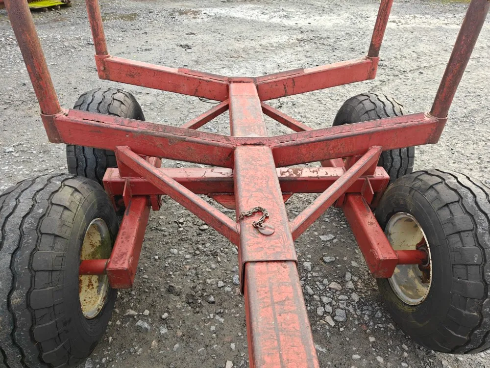 Rysky 8tn metsäkärry telillä / Jämerä kärry nivelaisalla