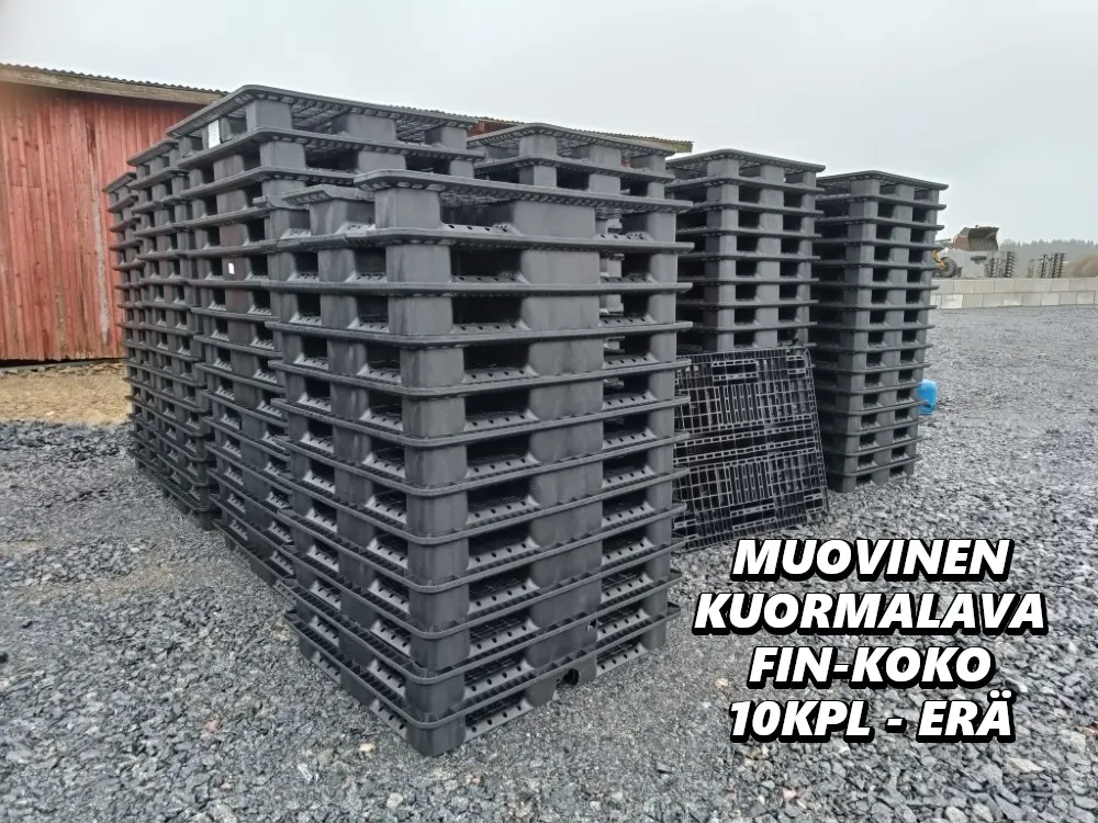 Kuormalava - muovinen FIN-koko / 10kpl erä - 1295 mm x 1050 mm
