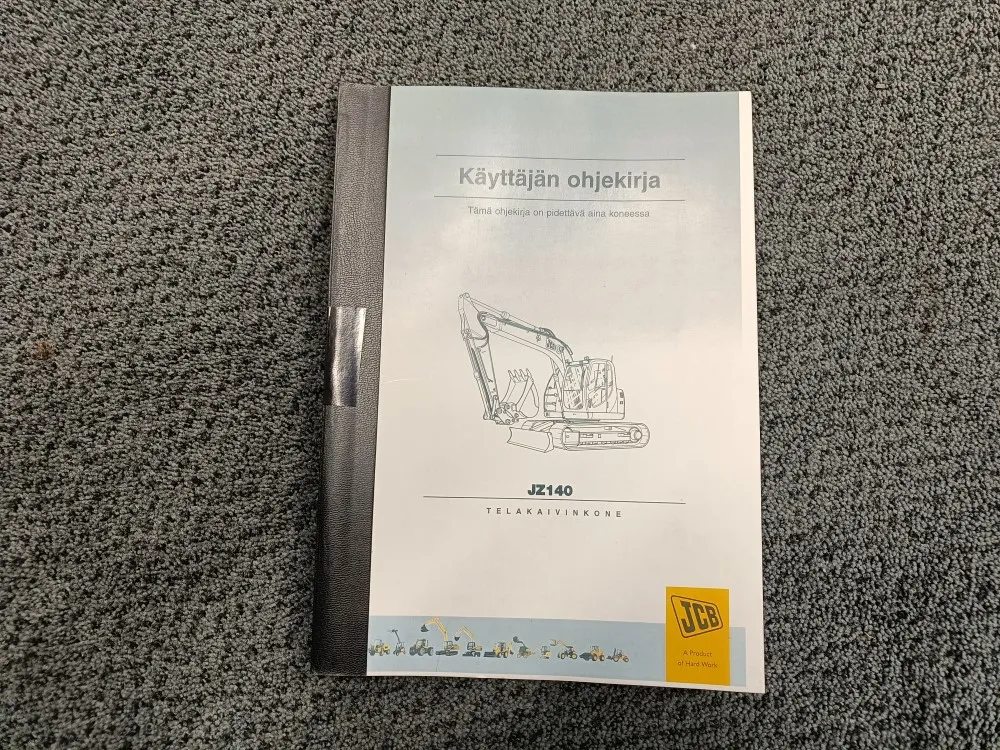 JCB JZ140 / Ohjekirja