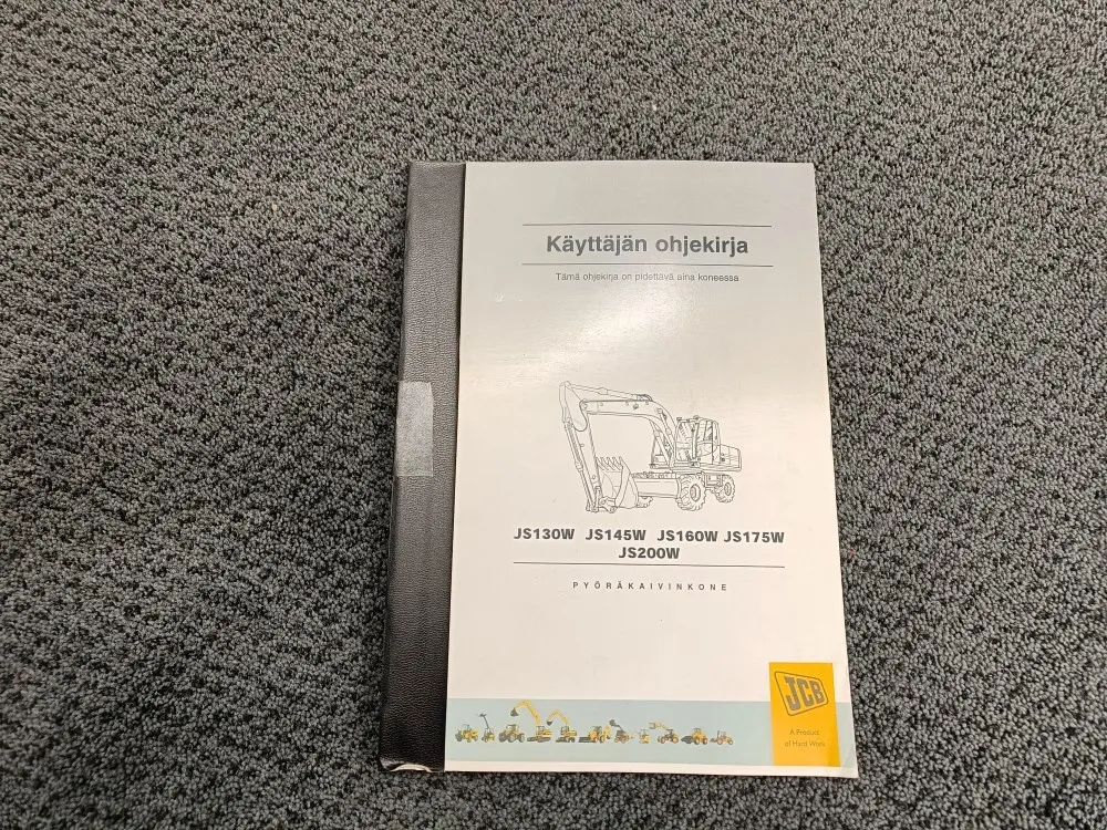 JCB JS130W, JS145W, JS160W, JS175W, JS200W / Ohjekirja