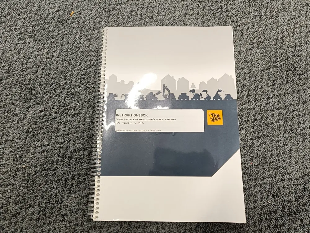 JCB FASTRAC 3155, 3185 /  Ohjekirja