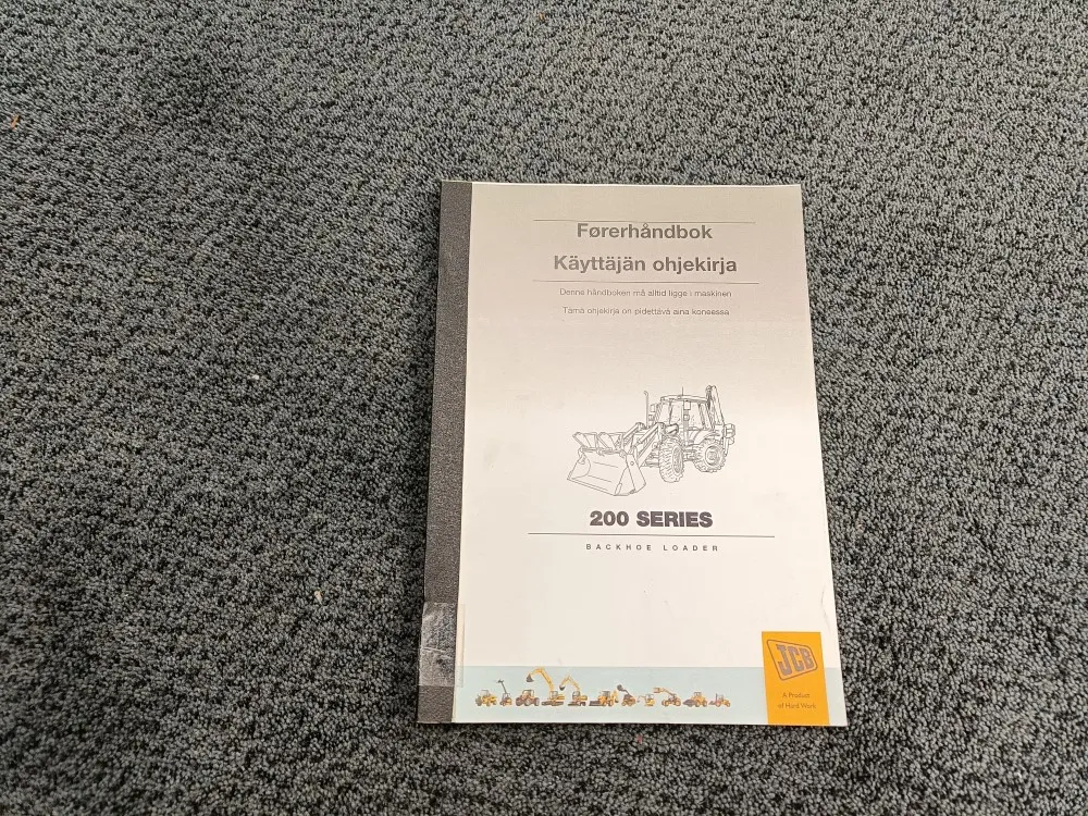 JCB 200 SERIES / Ohjekirja