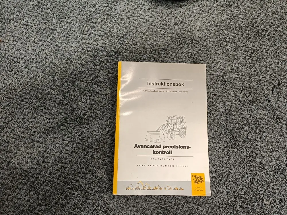 JCB avancerad precisionskontroll / Ohjekirja