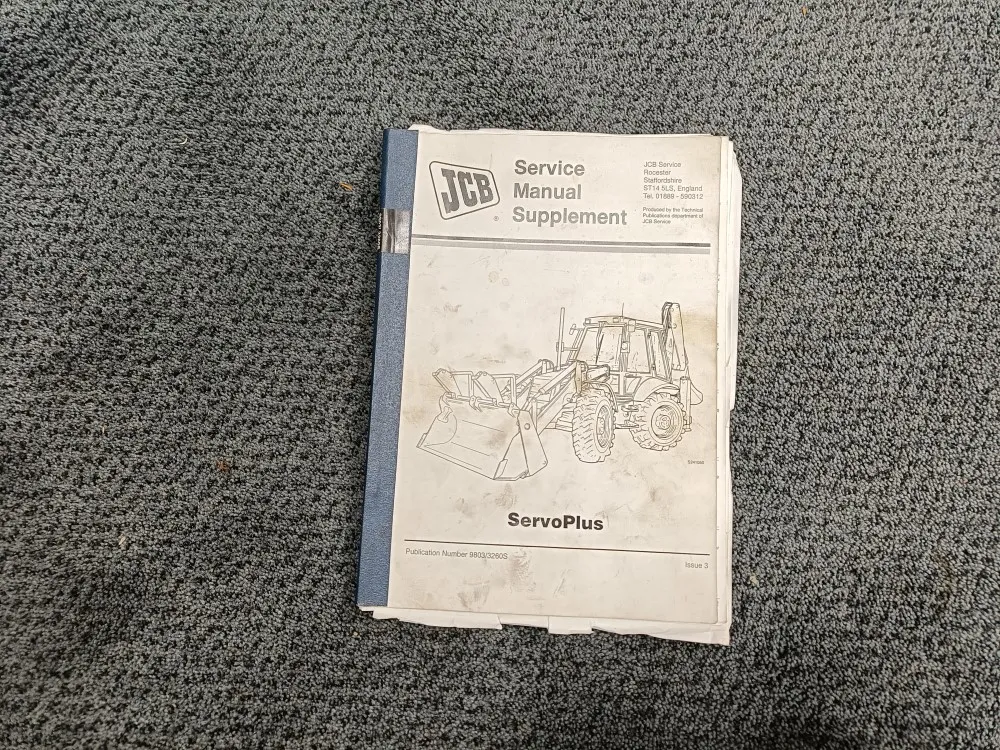 JCB ServoPlus / Ohjekirja