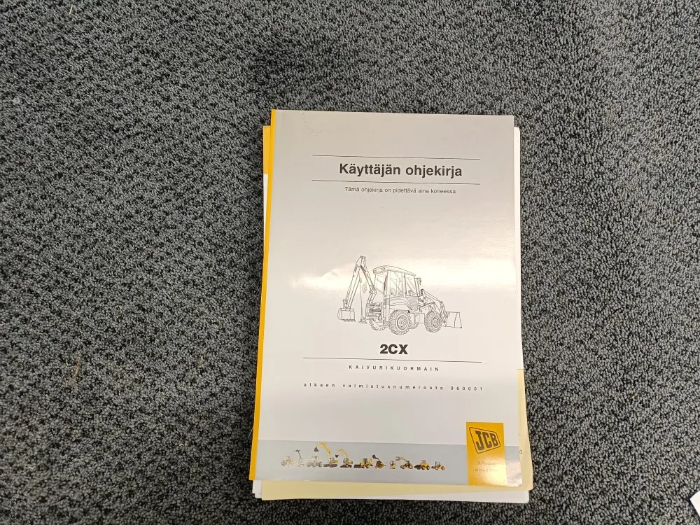 JCB 2CX / Kaivurikuormain ohjekirja