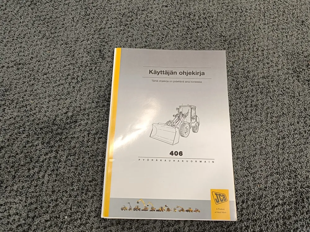 JCB 406 / Käsikirja/ohjekirja