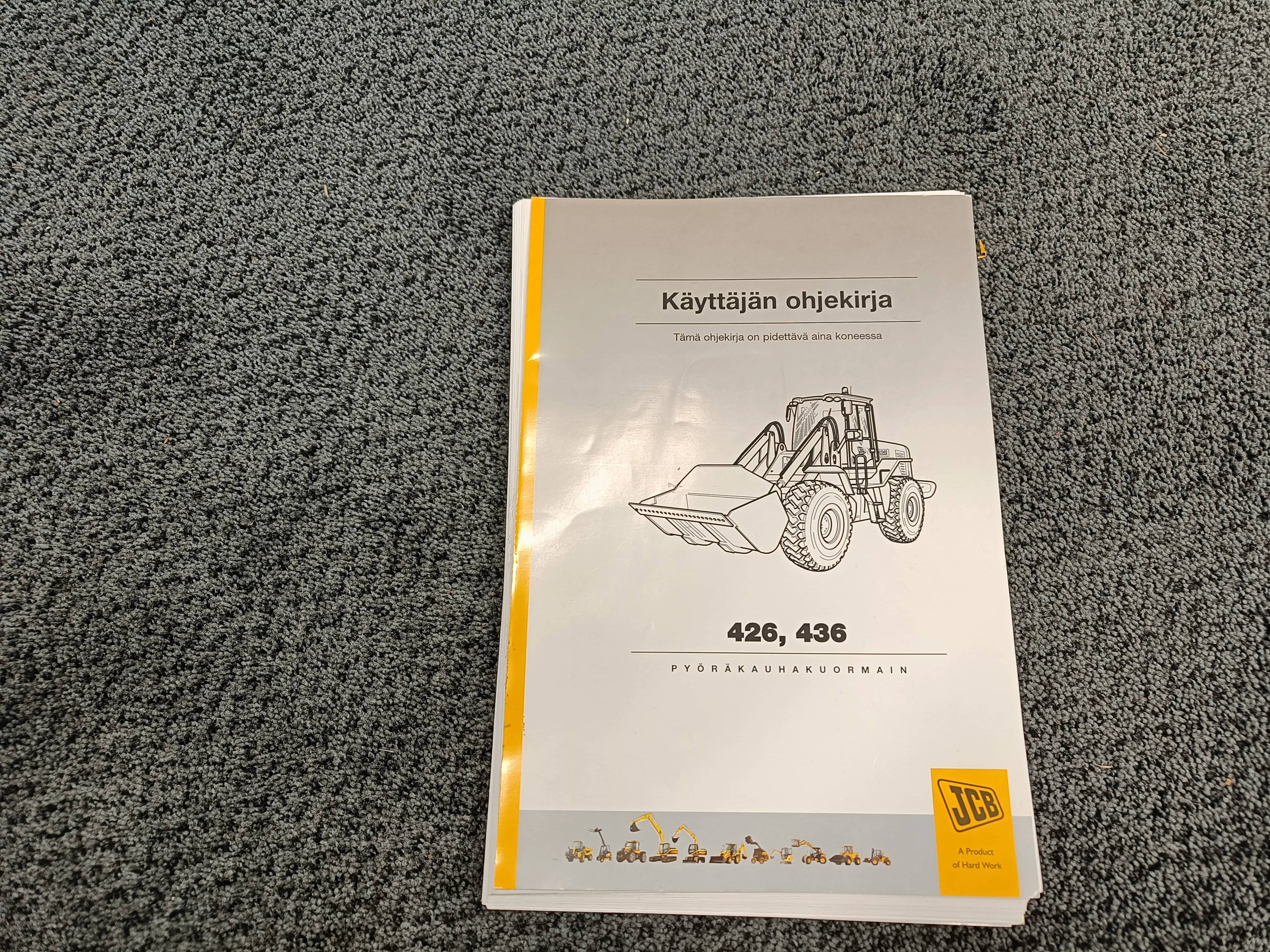 JCB 426, 436 / Ohjekirja